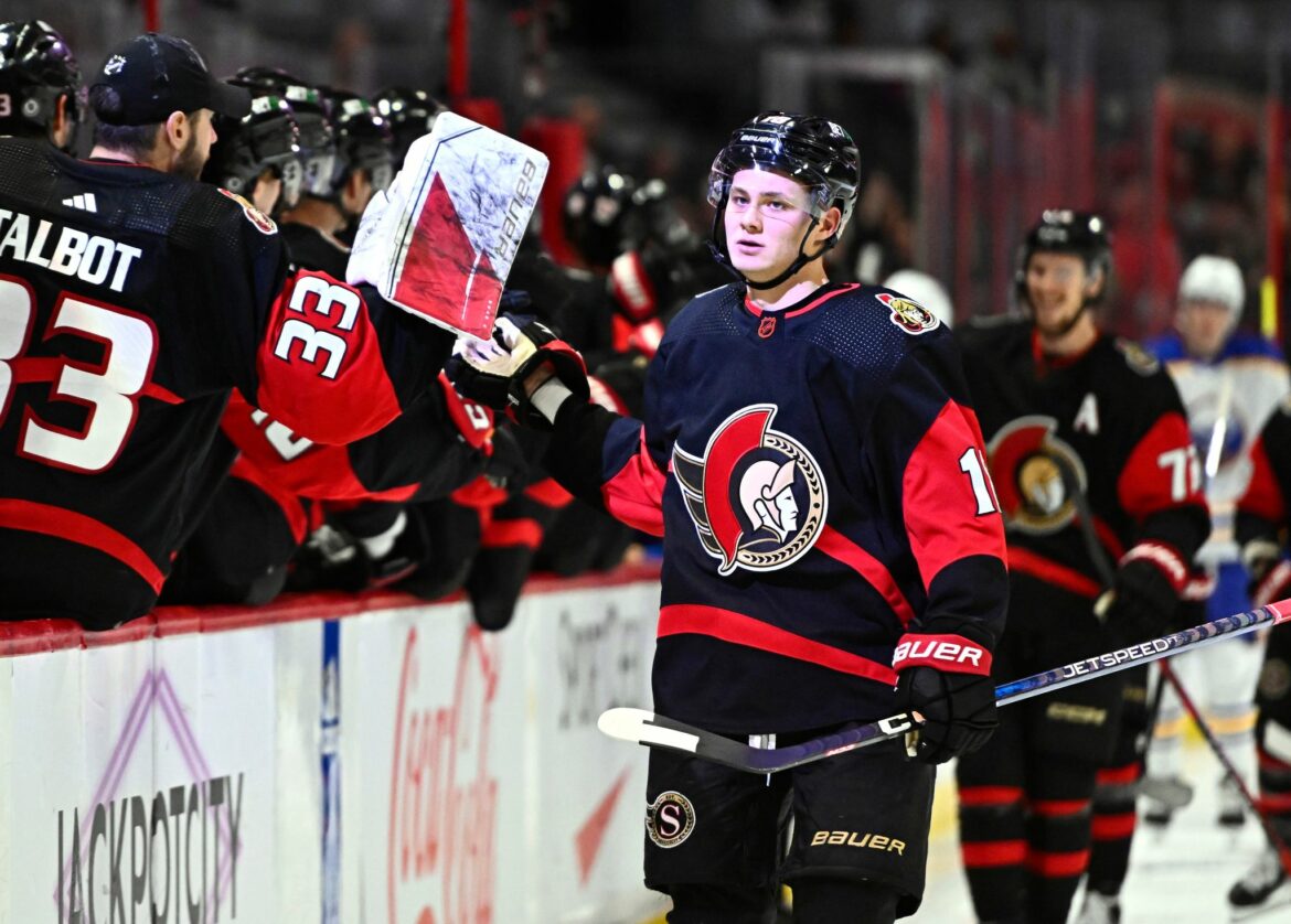 NHL: Stützle trifft bei Sieg der Ottawa Senators zweimal