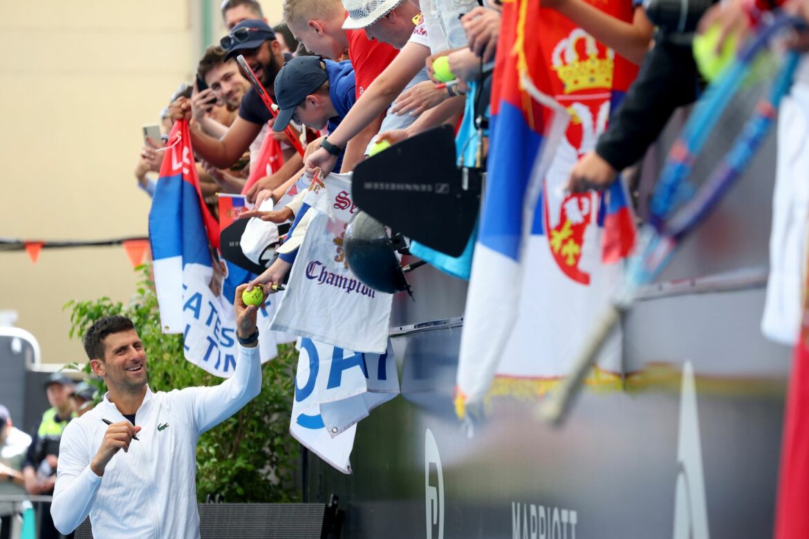 Auftaktsieg für Djokovic beim ATP-Turnier in Adelaide