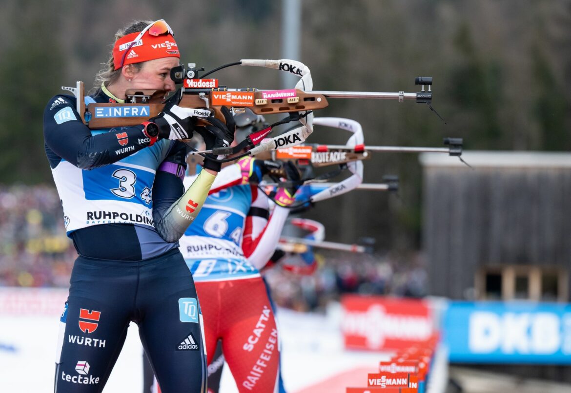 Pause nach Podiumsparty: Herrmann-Wick denkt an Biathlon-WM