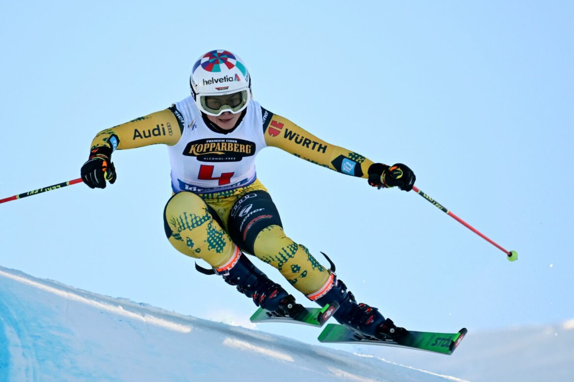Skicrosserin Maier Dritte in Schweden