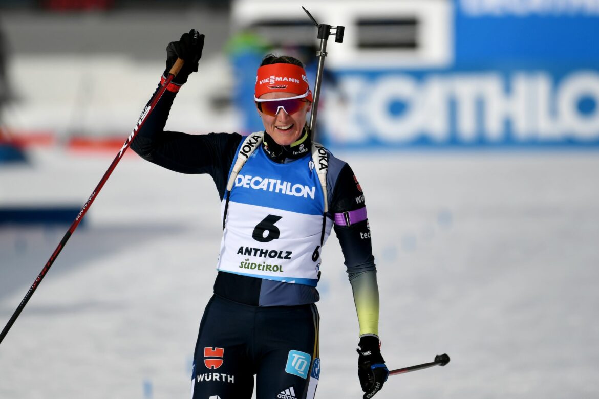Denise Herrmann-Wick gewinnt Biathlon-Verfolgung