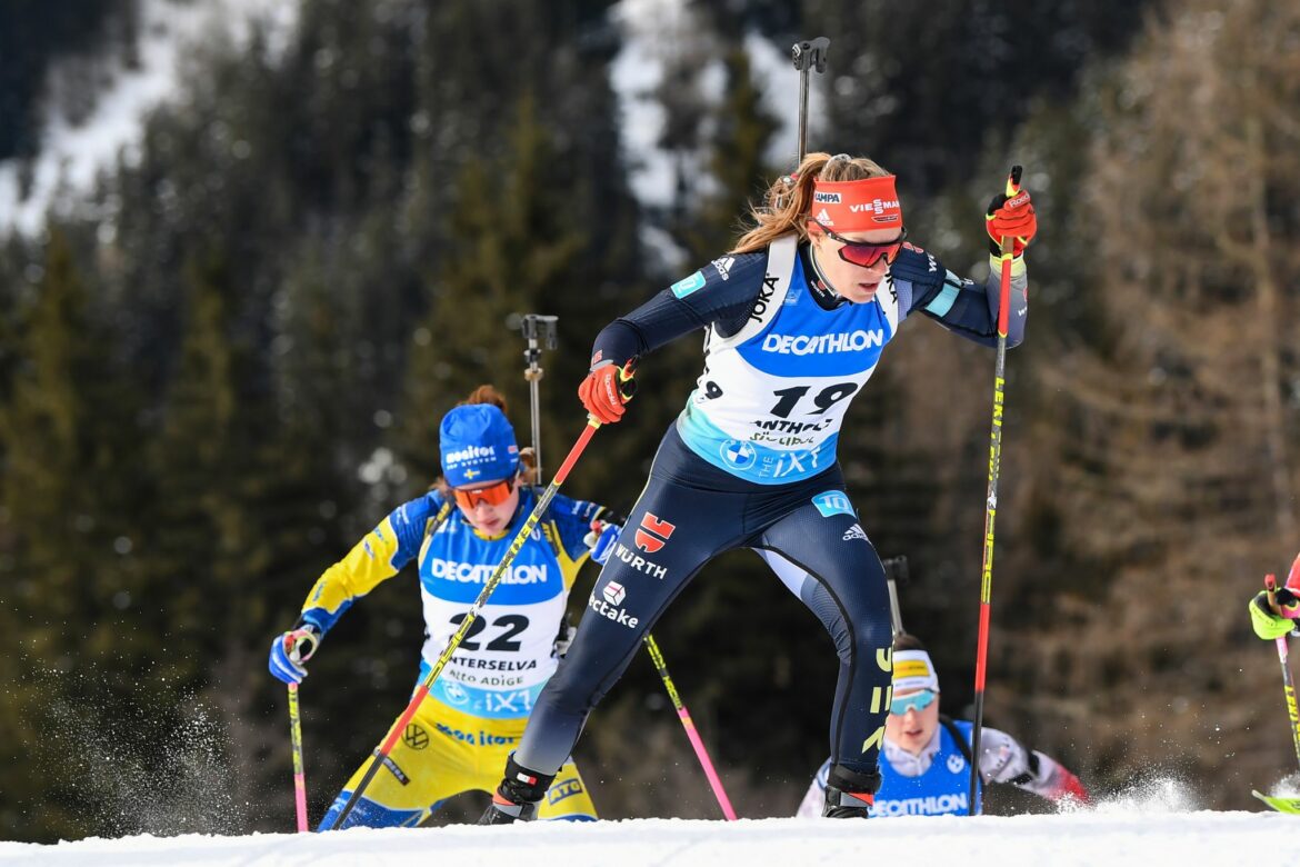 Biathlon-Staffeln jeweils auf Platz drei