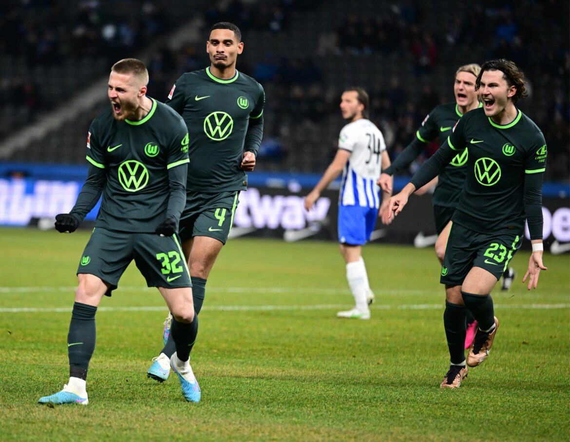 Wolfsburg watscht die Hertha im Olympiastadion ab