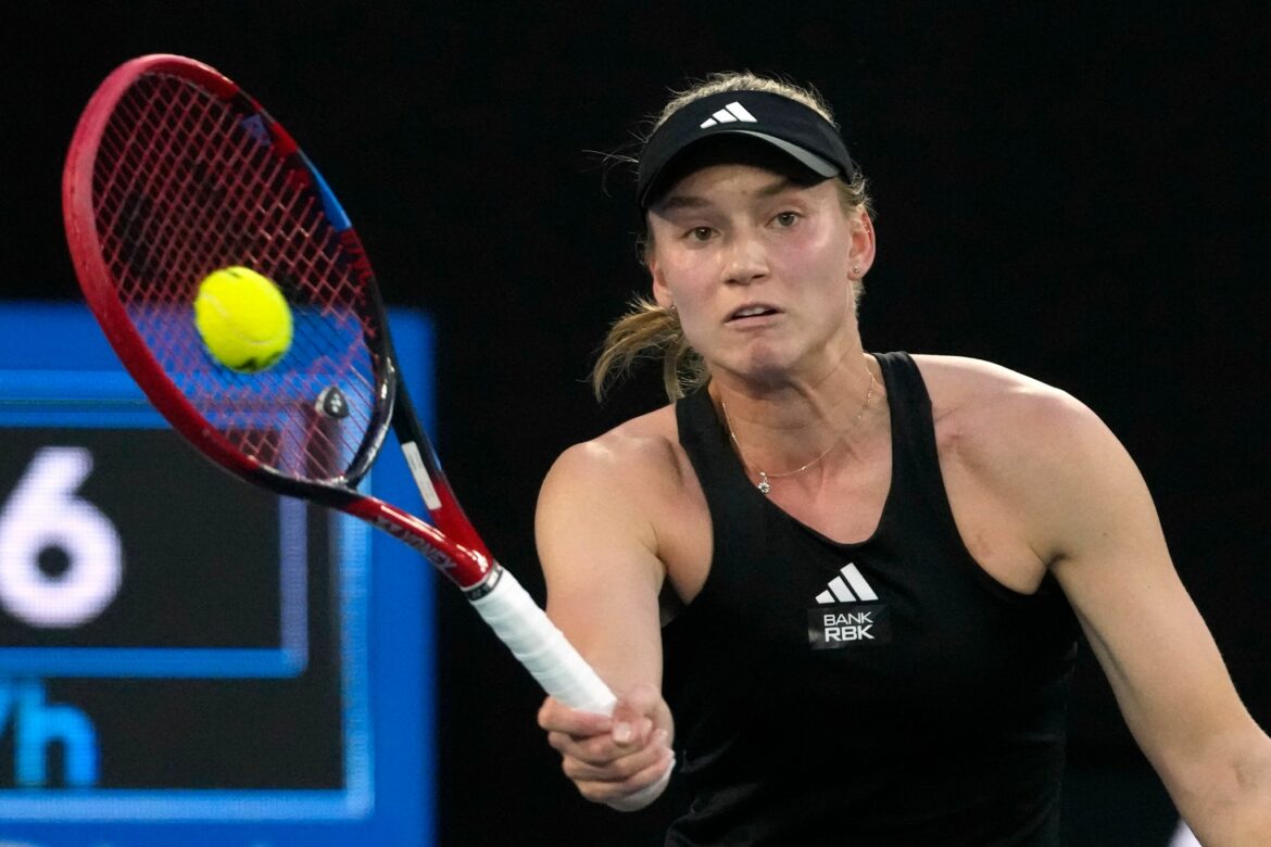 Rybakina erreicht Finale der Australian Open