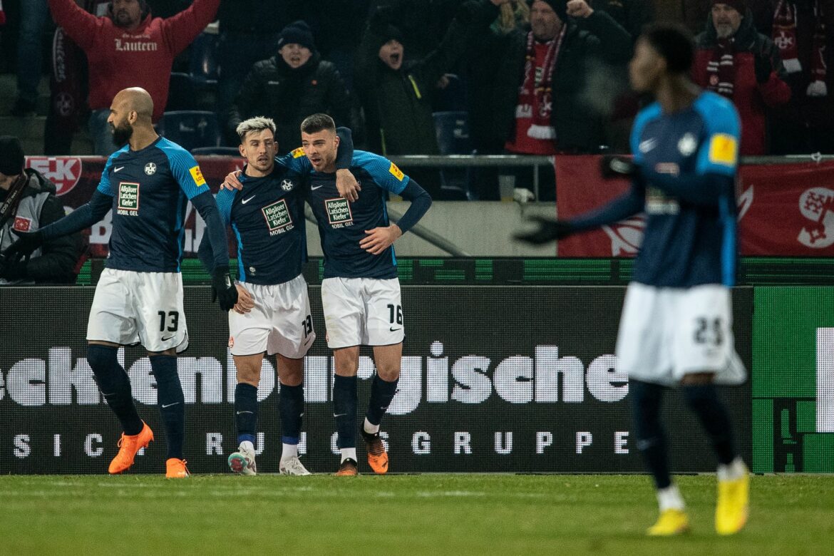 3:1 in Hannover: Kaiserslautern verteidigt Platz vier