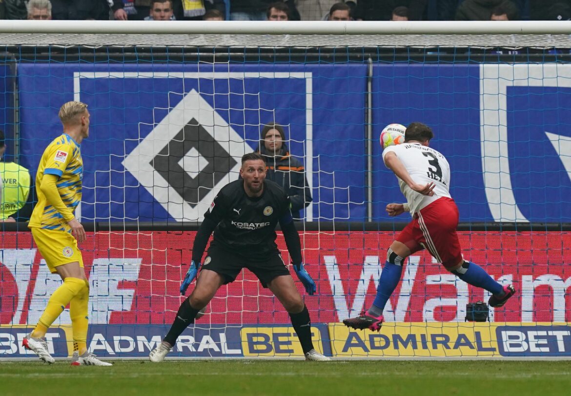 HSV mit Mühe-Sieg gegen tapfere Braunschweiger