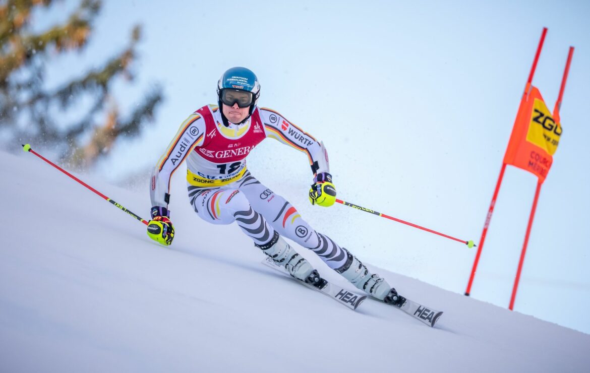 Ski-Weltmeister Schmid im Riesenslalom weit zurück