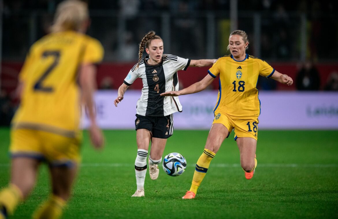 Bei Scholz-Besuch: DFB-Frauen mit 0:0 gegen Schweden