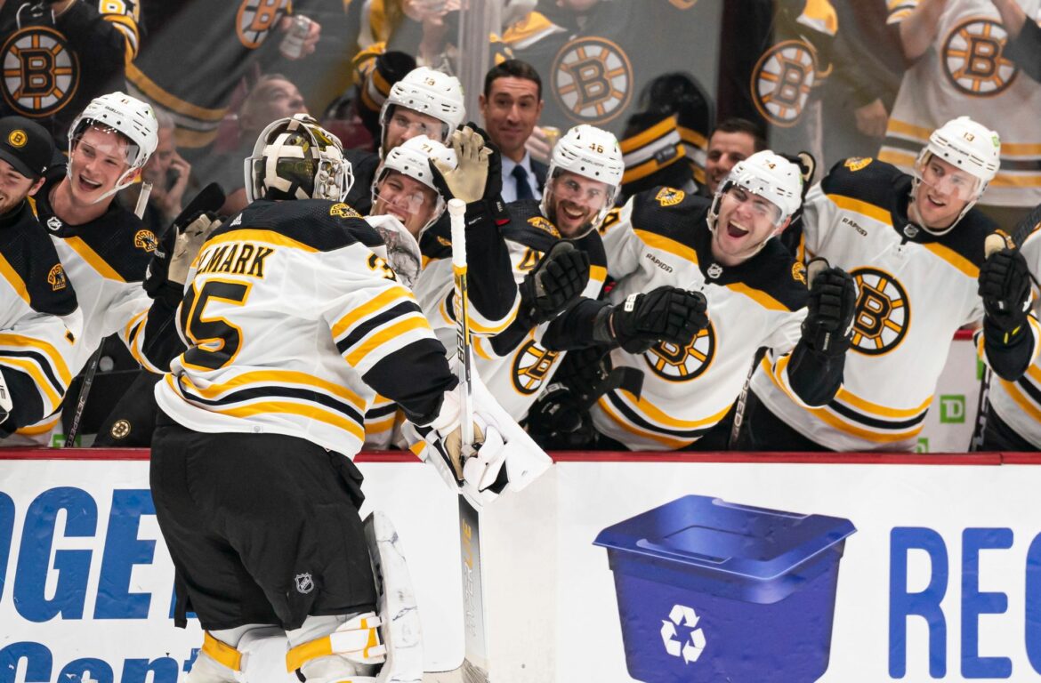 NHL-Torhüter Linus Ullmark erzielt als 13. Goalie ein Tor