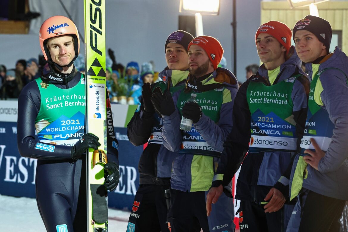Keine Medaille für deutsche Skispringer bei Slowenen-Show