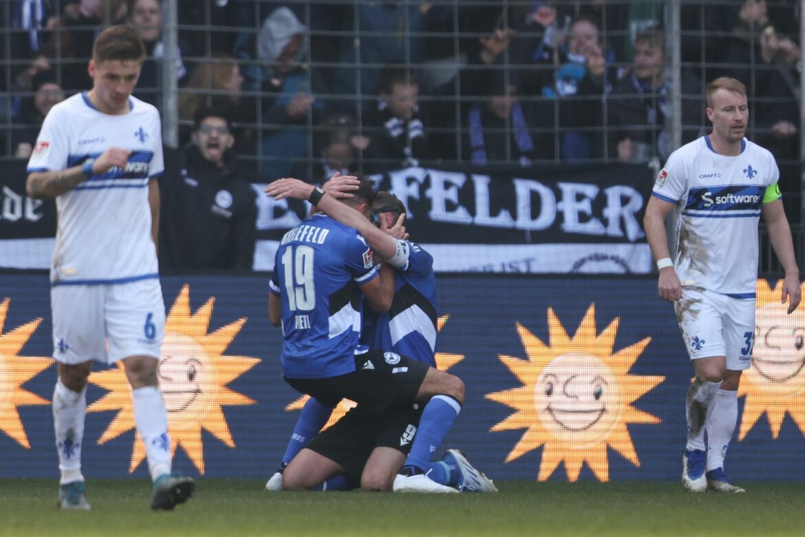 Darmstadt verliert in Bielefeld, Heidenheim nur 1:1