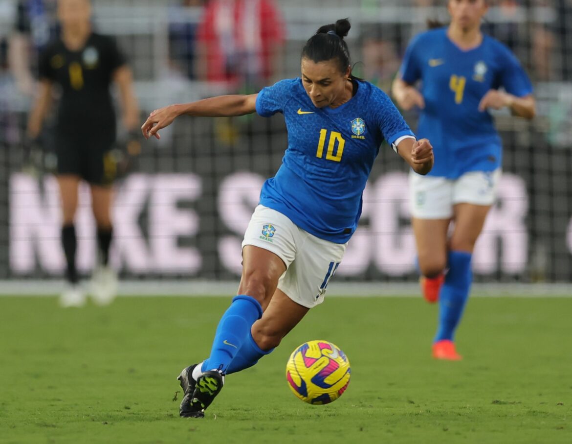 Marta zum sechsten Mal in Brasiliens WM-Aufgebot