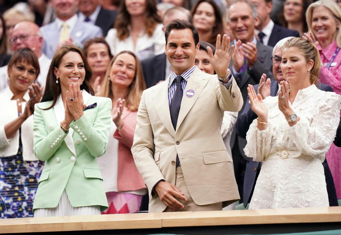 Der König von Wimbledon: Ehrung für Federer