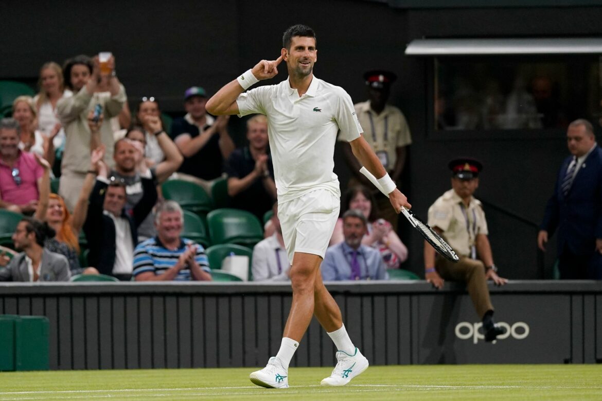 Djokovic erreicht mühelos Achtelfinale in Wimbledon