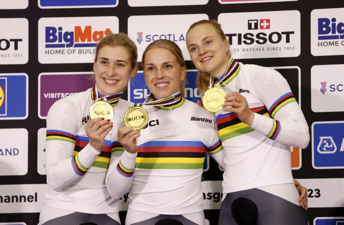 Gold und Weltrekord: Teamsprint-Trio weckt Lust auf Olympia