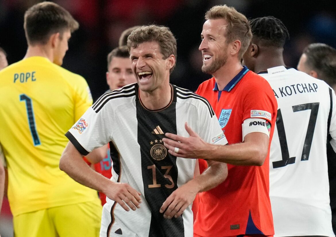Schweinsteiger und Müller freuen sich auf Kane