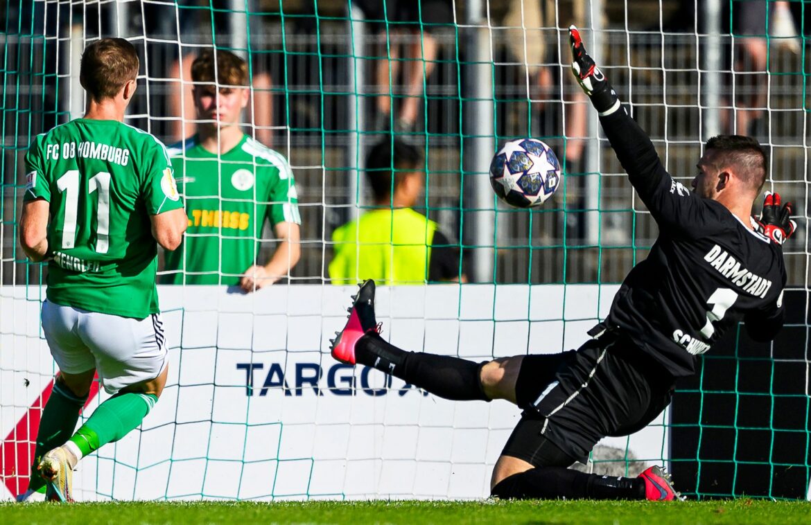 Frühes Pokal-Aus: Darmstadt 98 blamiert sich in Homburg