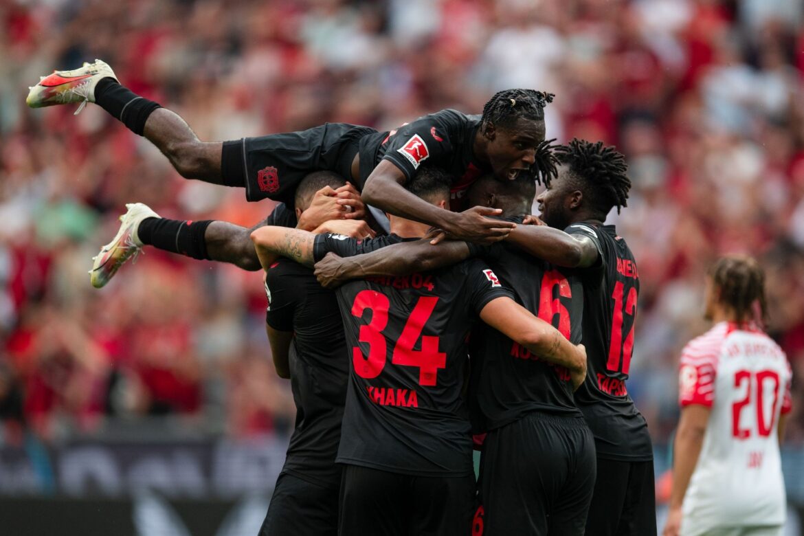 Leverkusen gewinnt gegen RB, Stuttgart an der Spitze