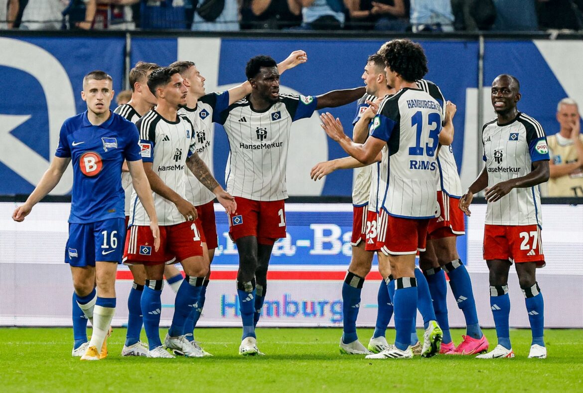 Starker HSV nach 3:0 Zweitliga-Spitze – Hertha am Ende
