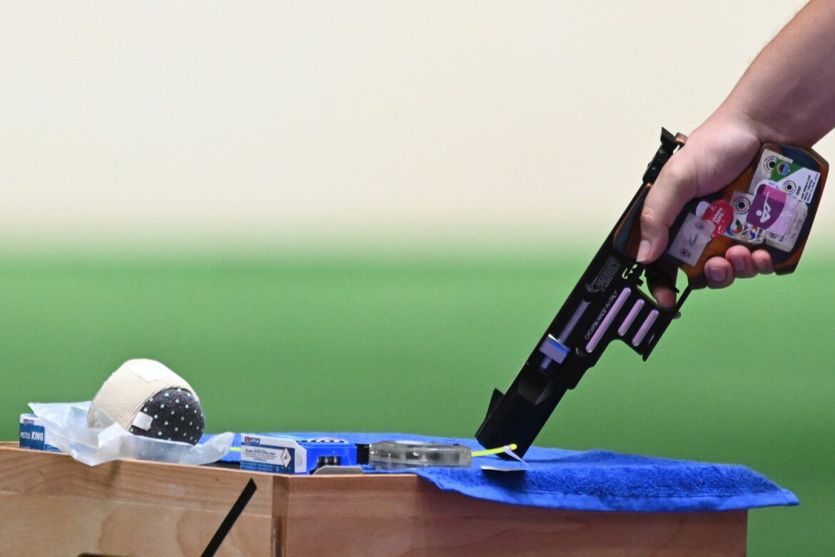 Florian Peter holt WM-Bronze mit der Schnellfeuerpistole
