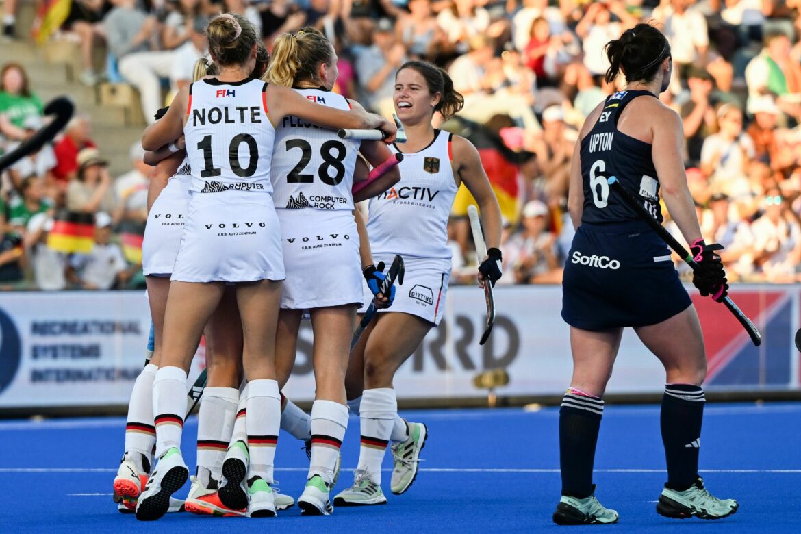 Deutsche Hockey-Damen stürmen ins Halbfinale gegen Belgien
