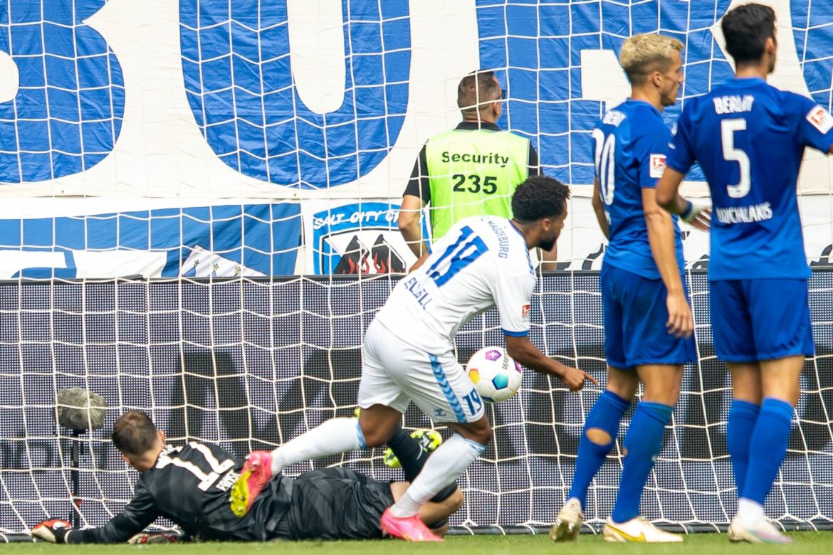 6:4 gegen Hertha: Magdeburg klettert auf Aufstiegsplatz