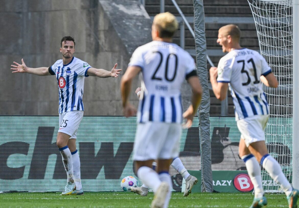 Tabakovic mit Hattrick: Hertha schlägt Braunschweig klar