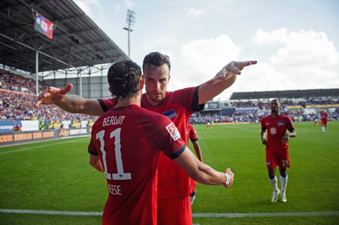 Ex-Kieler Reese schießt Hertha BSC bei Holstein zum Sieg