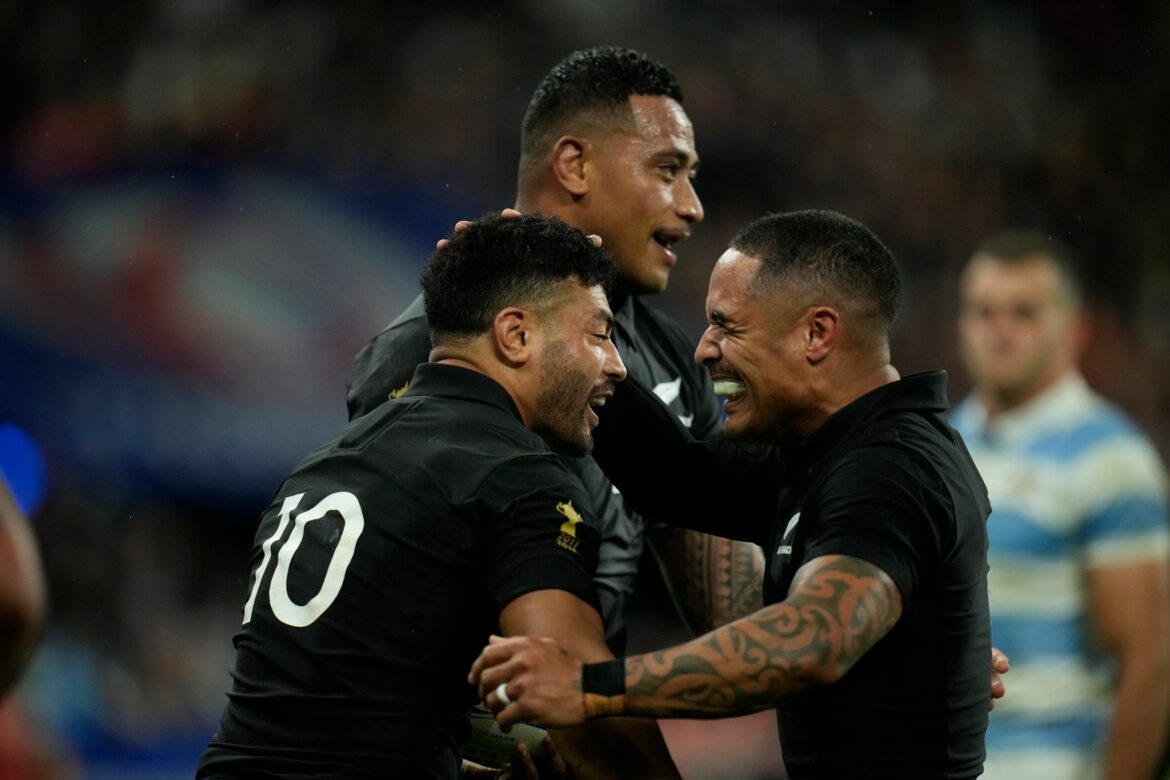Neuseeland nach Sieg gegen Argentinien im Rugby-WM-Finale