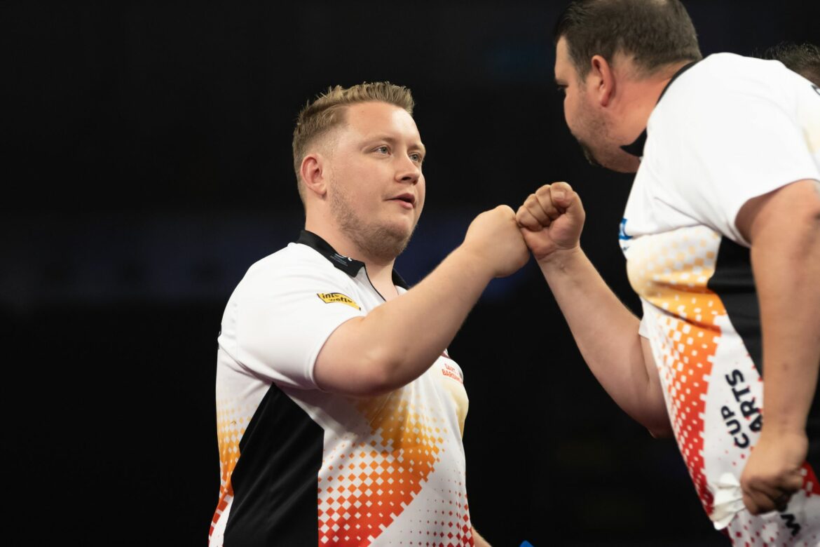Duo kämpft gegen Darts-Fluch bei Europameisterschaften