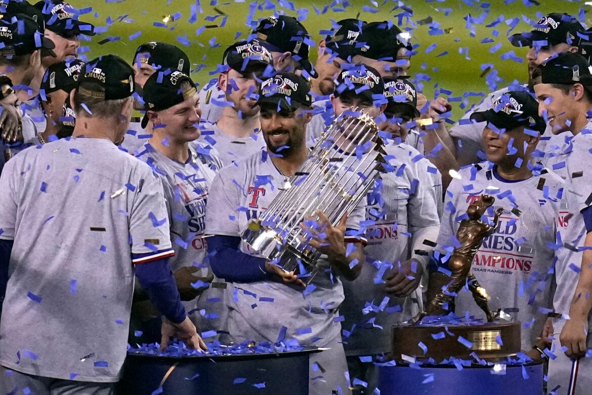 Texas Rangers holen Titel in der Major League Baseball