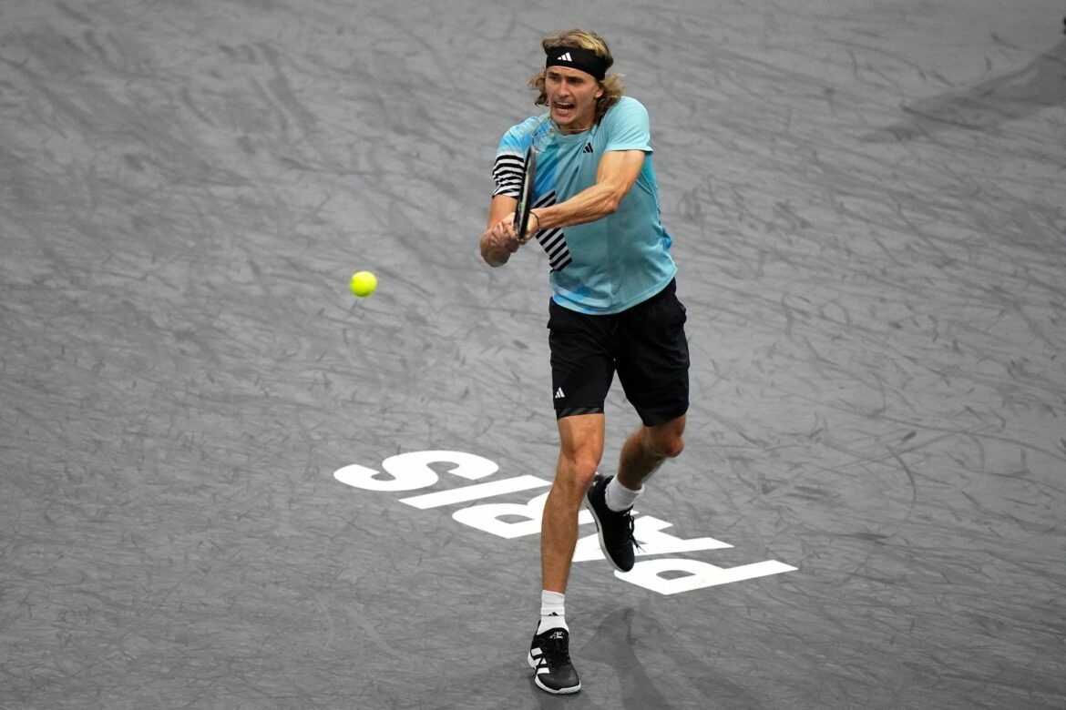 Tennisprofi Zverev verpasst Viertelfinale in Paris-Bercy