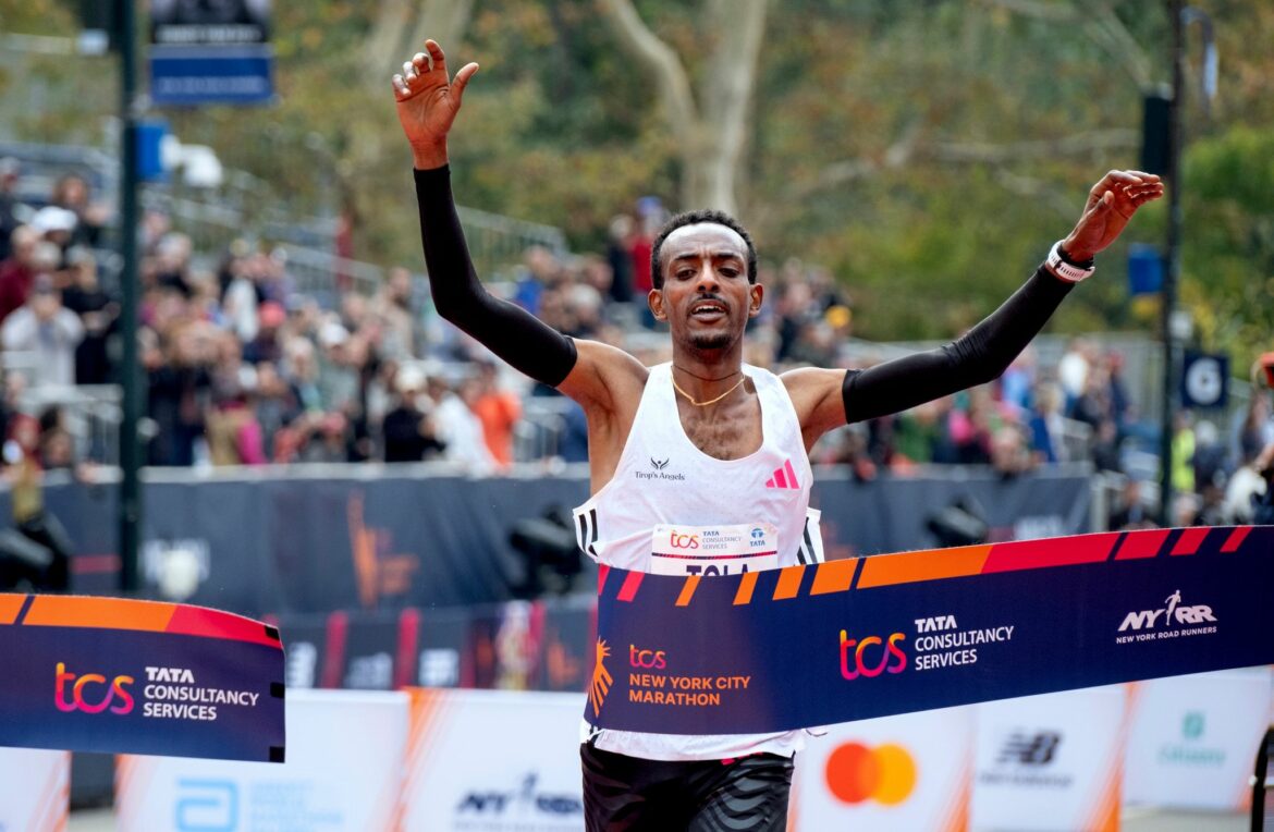 Äthiopier Tola läuft beim New-York-Marathon Streckenrekord
