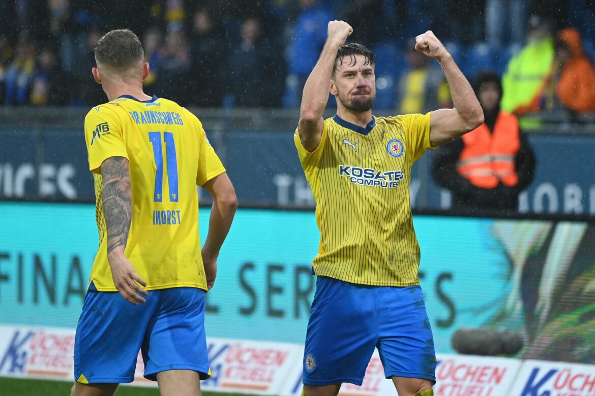 3:2 in der Nachspielzeit: Braunschweig gewinnt Kellerduell