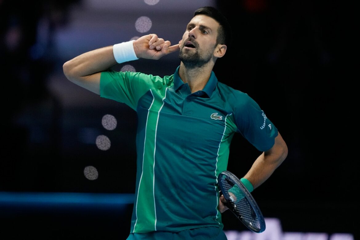 Traumfinale in Turin: Djokovic gegen Sinner zum Zweiten