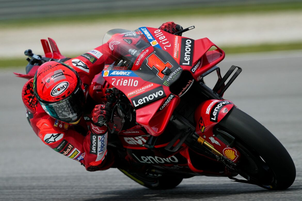 Bagnaia kurz vor Titelverteidigung in der MotoGP-Klasse