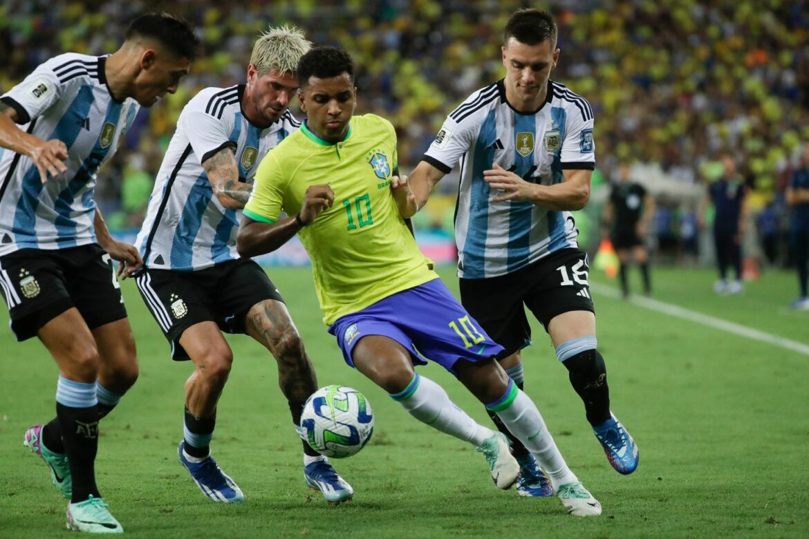 Brasiliens Rodrygo gegen Argentinien rassistisch beleidigt