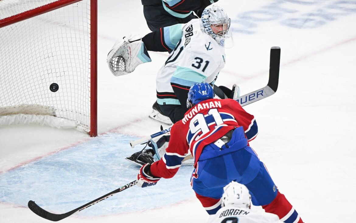 NHL: Grubauer verliert mit Seattle Kraken gegen Canadiens