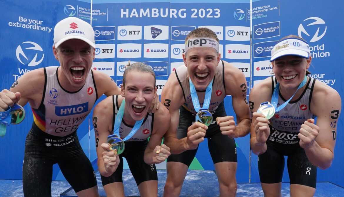 Triathlon: WM-Mixed-Staffel 2024 wieder in Hamburg