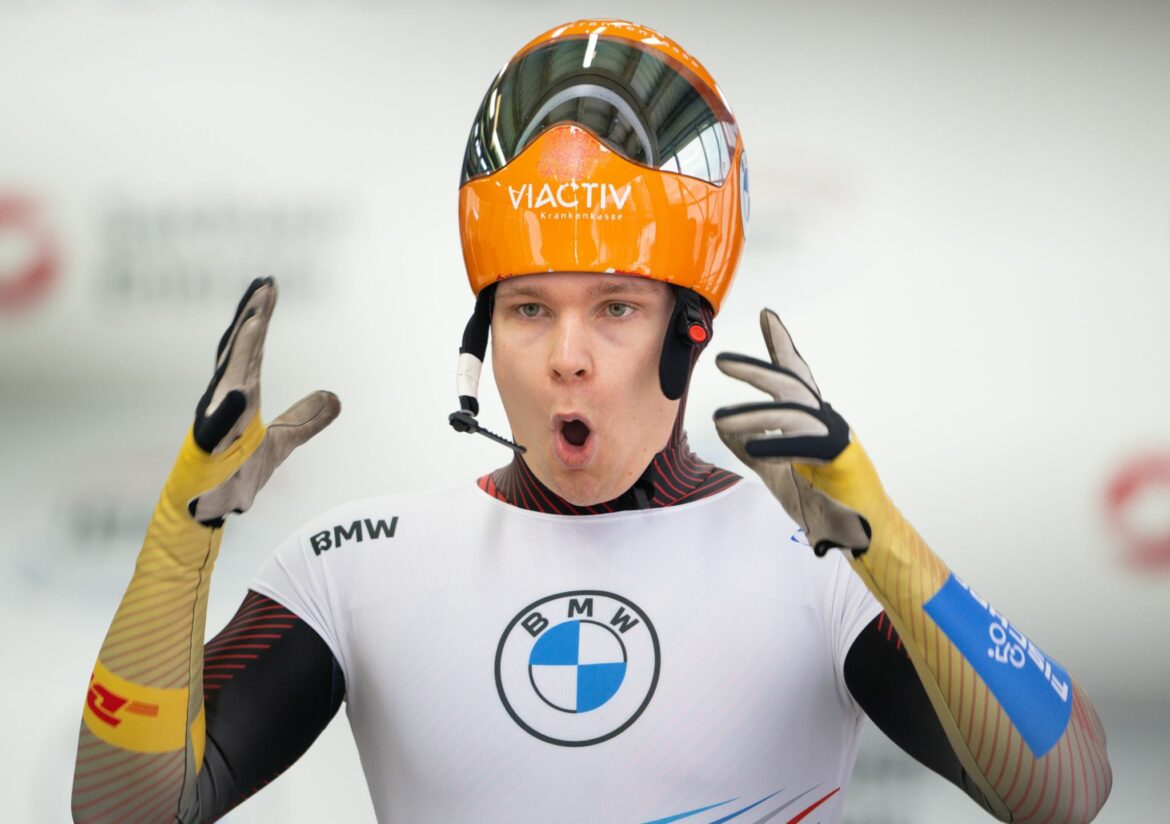 Felix Keisinger Dritter beim Skeleton-Weltcup in Innsbruck