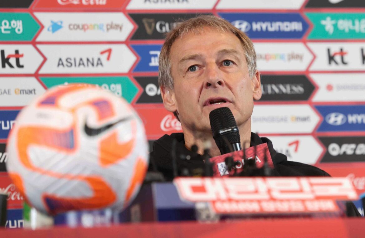 Klinsmann sieht Südkoreas Nationalteam auf bestem Weg