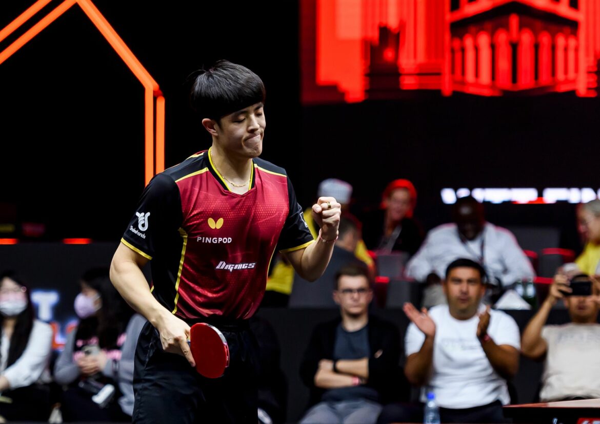 Tischtennis-Finals: Dang Qiu besiegt nächsten Chinesen