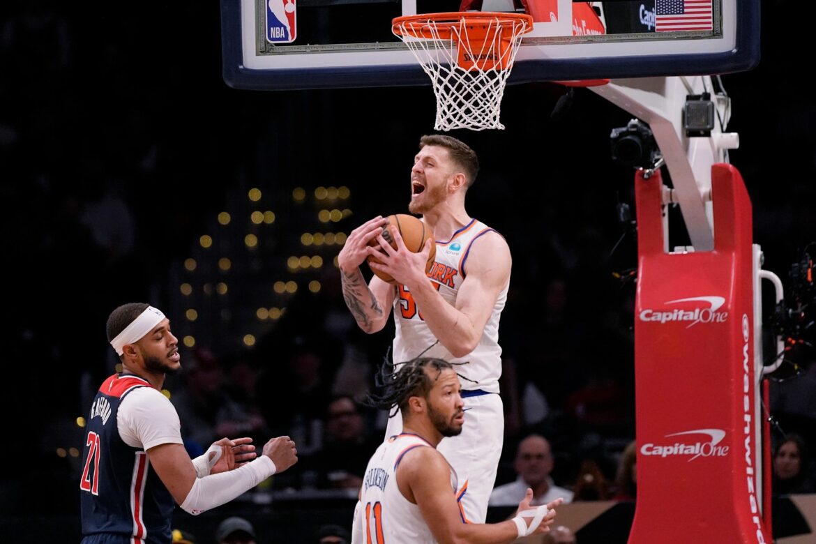 Hartenstein mit 19 Rebounds: Knicks in NBA auf Playoff-Kurs