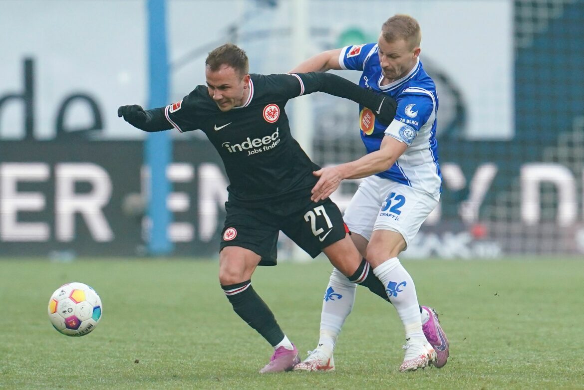 Eintracht verschenkt Punkt beim 2:2 im Derby in Darmstadt