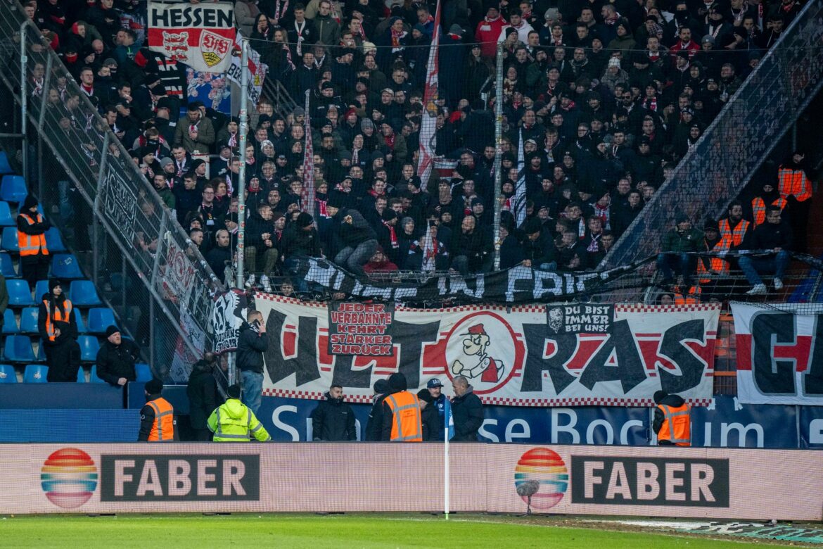 Ärger um Fahnen-Posse: VfB-Auftritt in Bochum hat Nachspiel