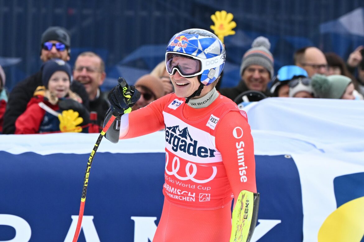 Ski-Star Odermatt gewinnt Super-G in Garmisch