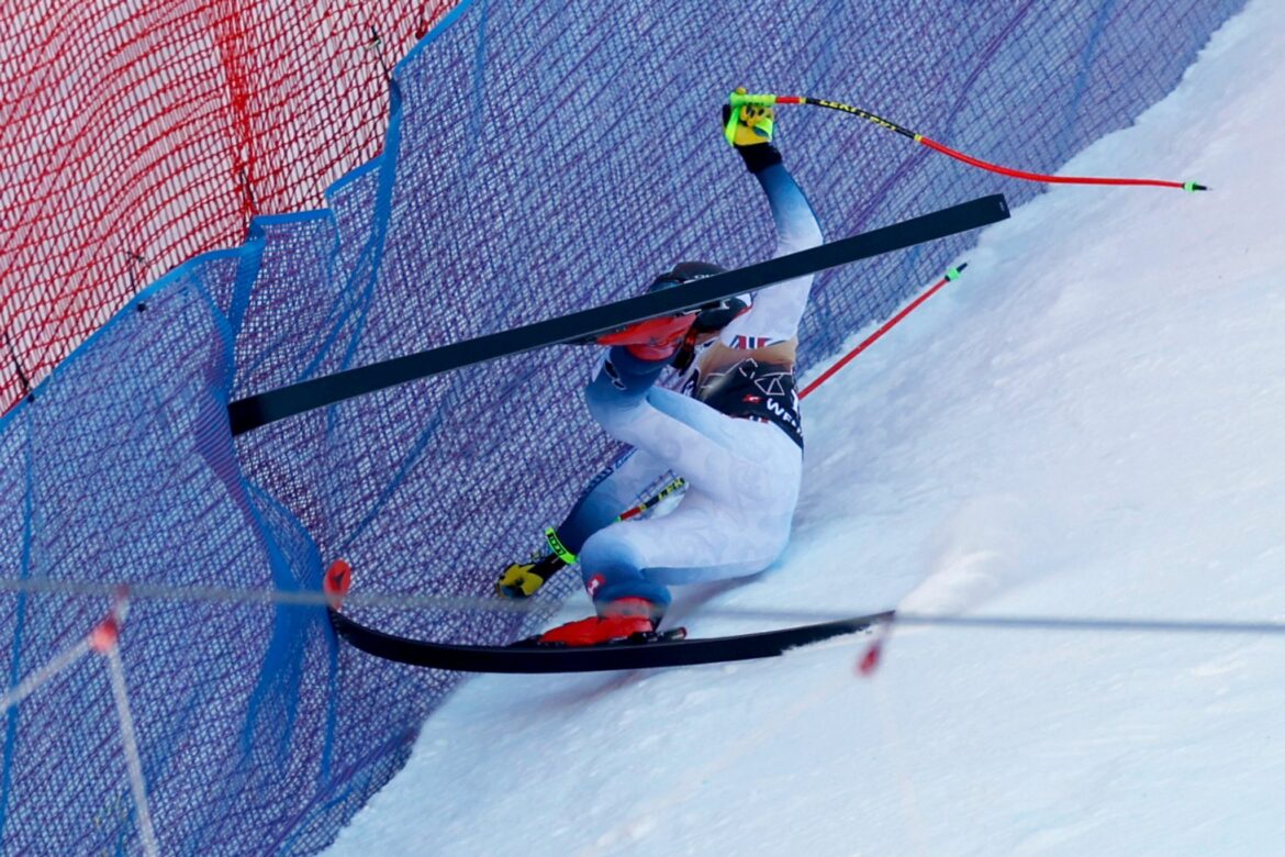 Ski-Ass Kilde zeigte extreme Fotos von Unterschenkelschnitt