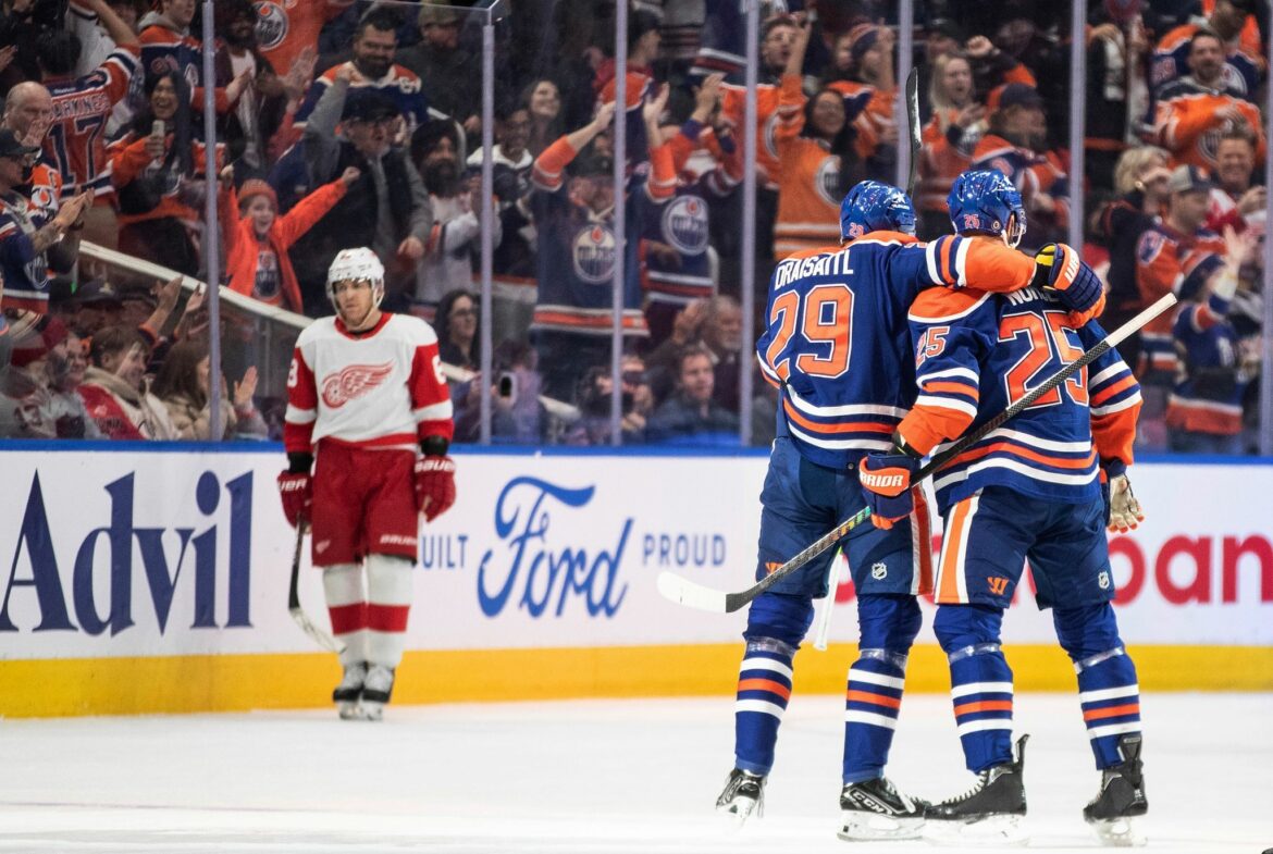 NHL: Edmonton schlägt Detroit, Grubauer mit Comeback