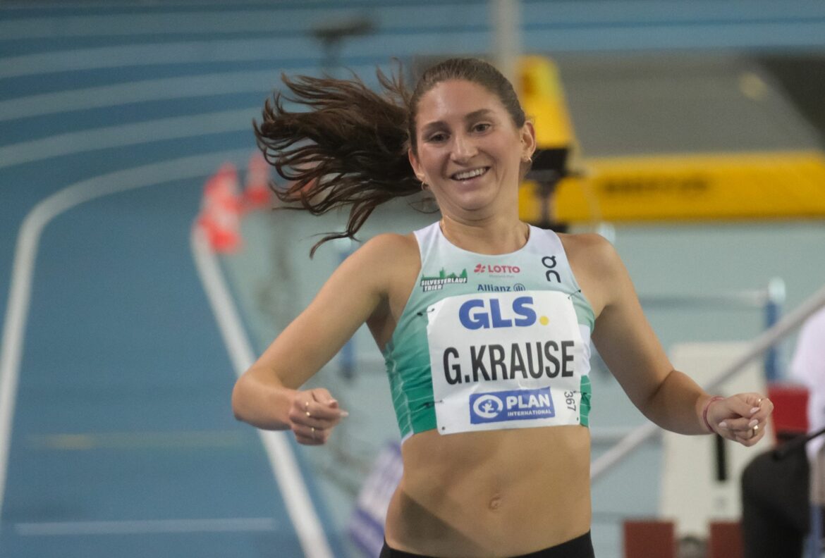 Gesa Krause auch deutsche Hallen-Meisterin über 1500 Meter