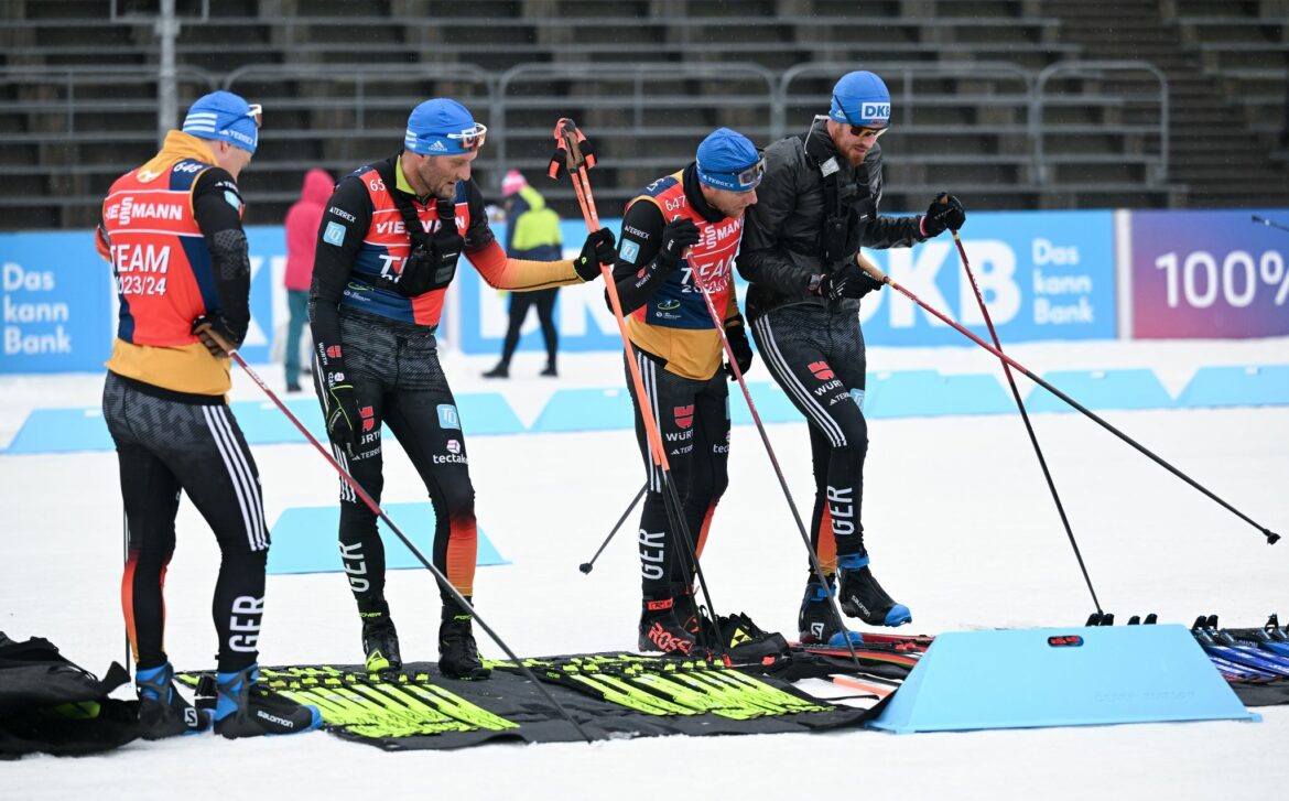Schwere Bedingungen in Oslo: Biathleten suchen perfekte Ski